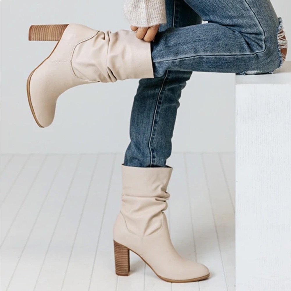 Faux Leather Bootie from Shop Impressions 8 **Sold out**